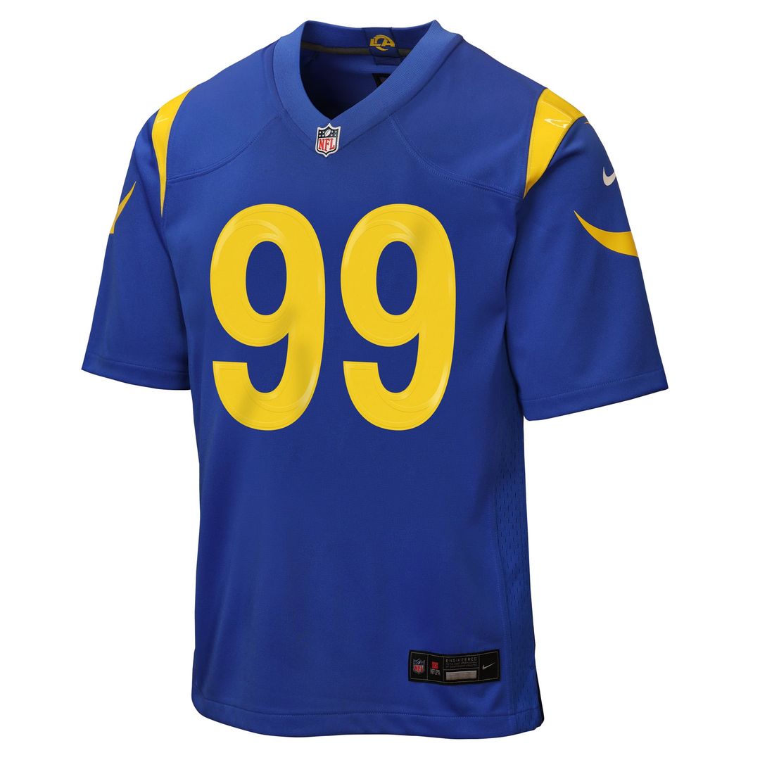 Aaron Donald Los Angeles Rams Youth Game Jersey - Royal
