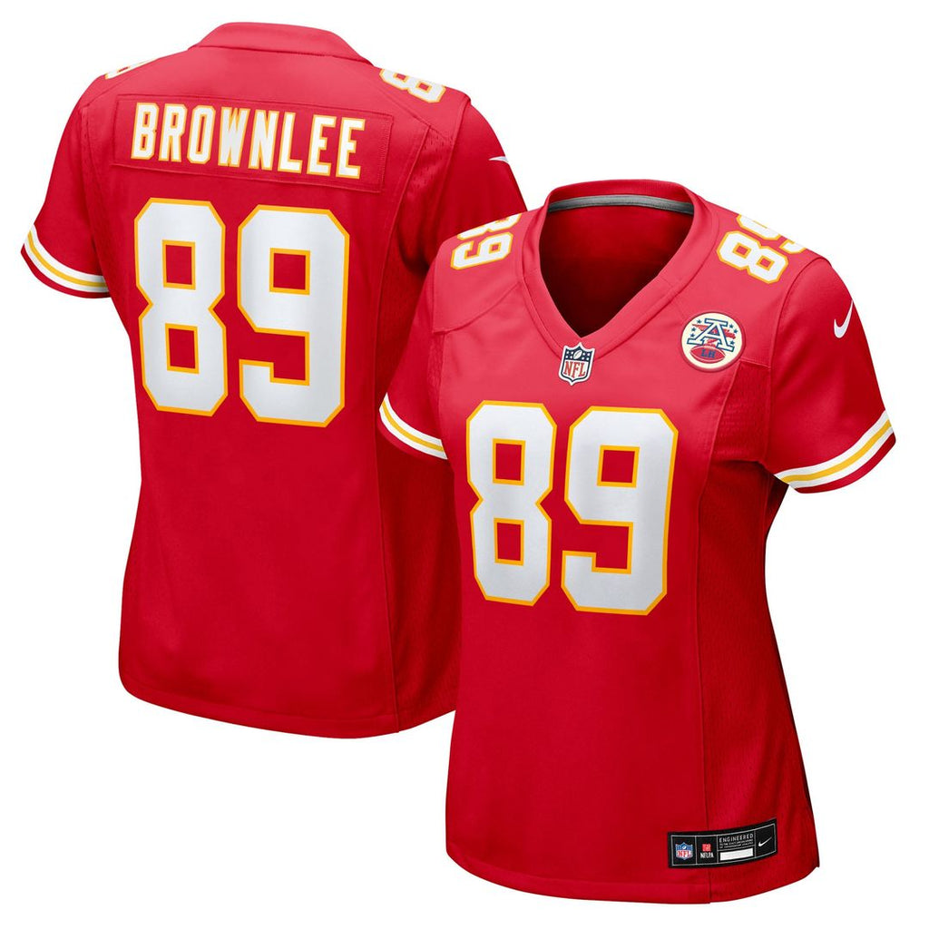 Jason Brownlee Kansas City Chiefs Women's Team Game Jersey - Red