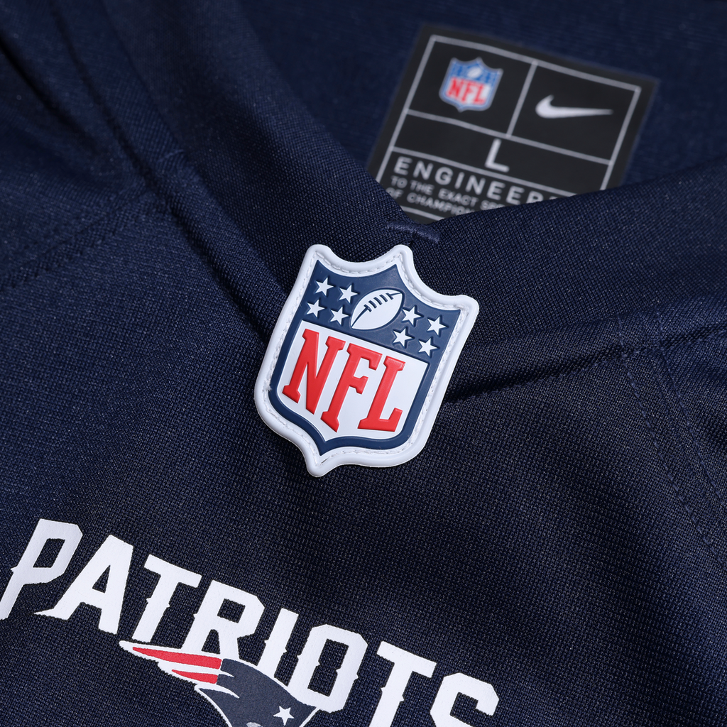 A.J. Brown New England Patriots Youth Team Game Jersey - Navy