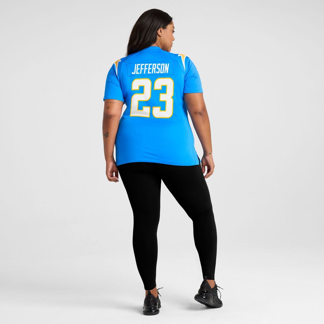 Tony Jefferson Los Angeles Chargers Women's Team Game Jersey - Powder Blue