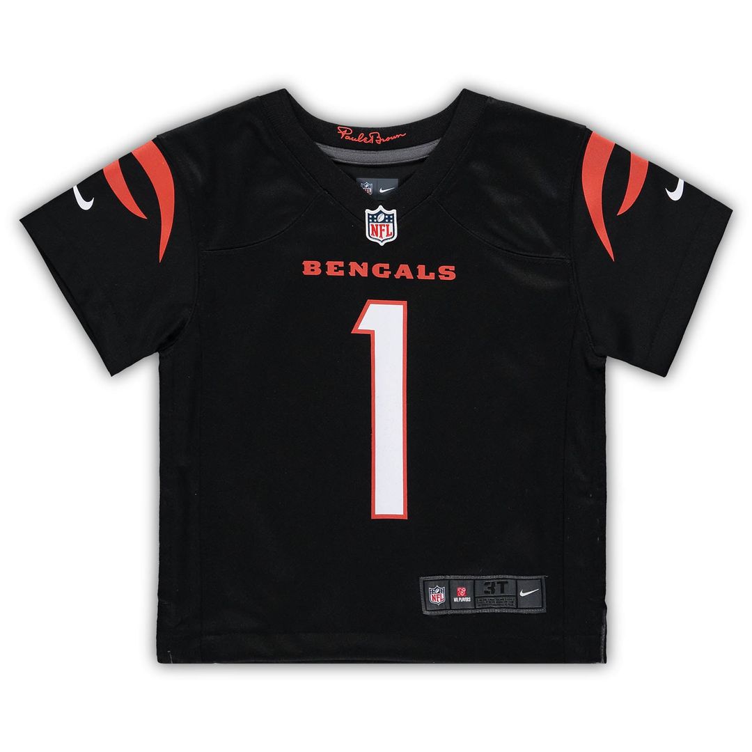 Ja'Marr Chase Cincinnati Bengals Toddler Game Jersey - Black