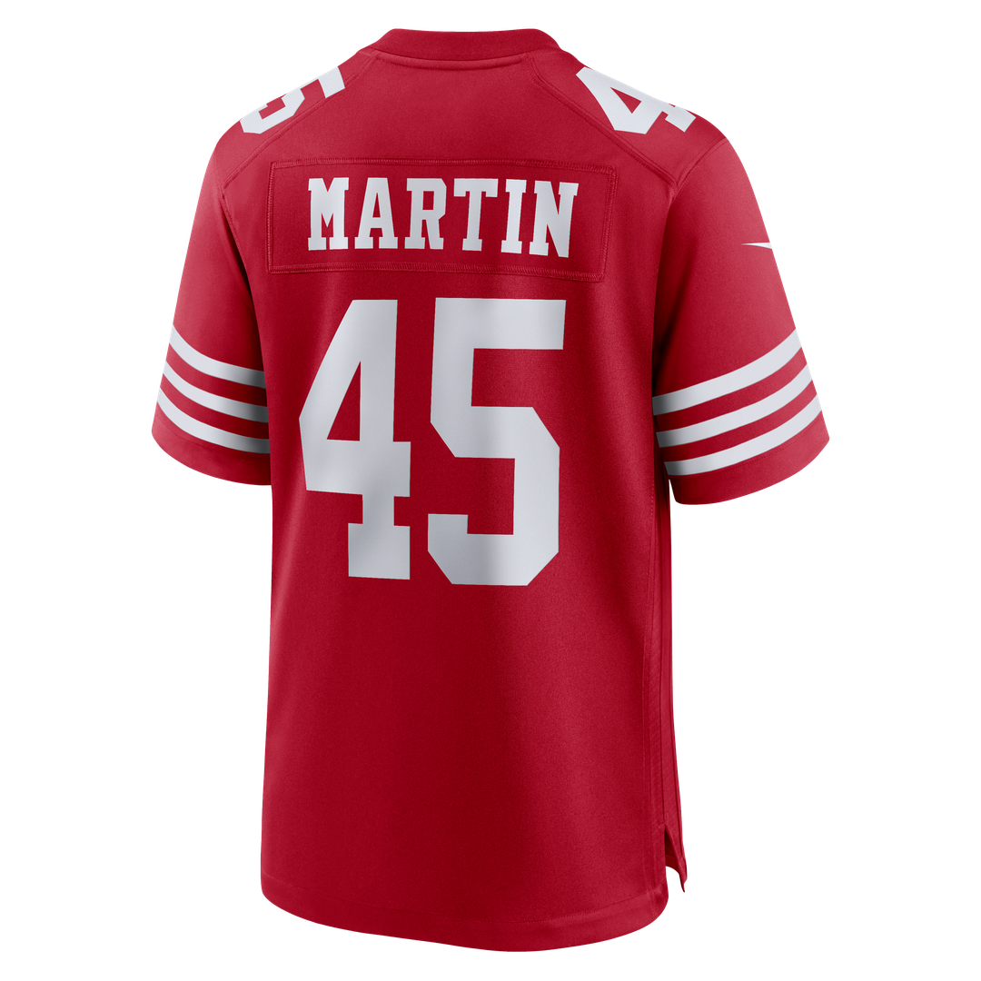 Nick Martin San Francisco 49ers Team Game Jersey - Scarlet
