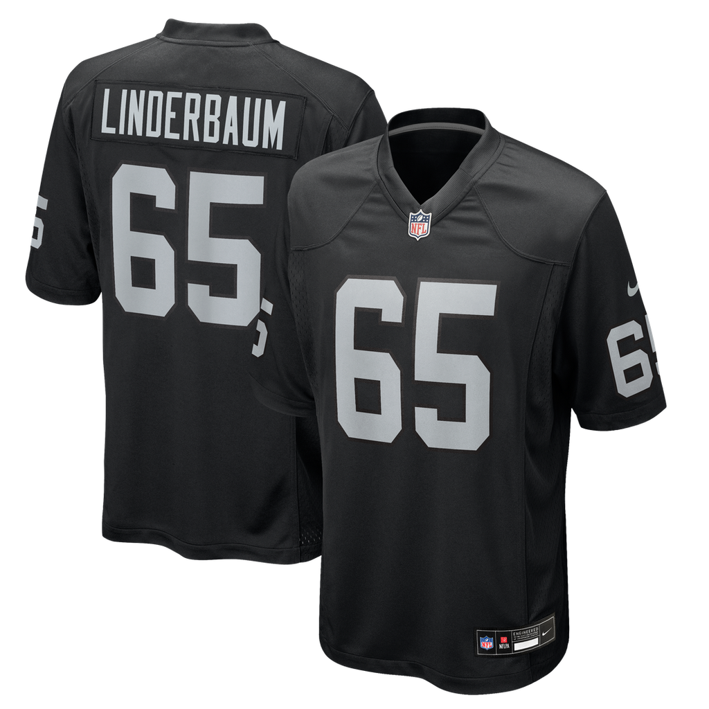 Tyler Linderbaum Las Vegas Raiders Team Game Jersey - Black