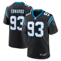 TeRah Edwards Carolina Panthers Team Game Jersey - Black