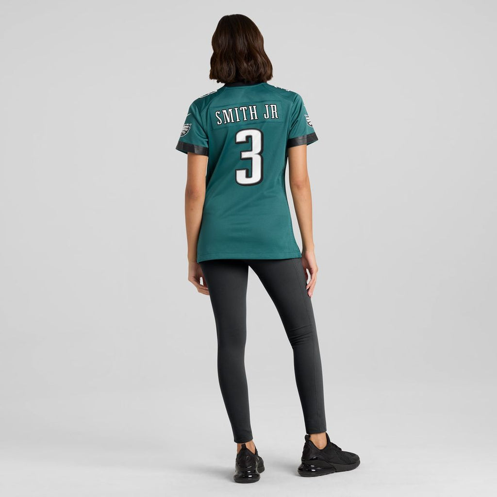 Nolan Smith Philadelphia Eagles Women's Team Game Jersey - Midnight Green