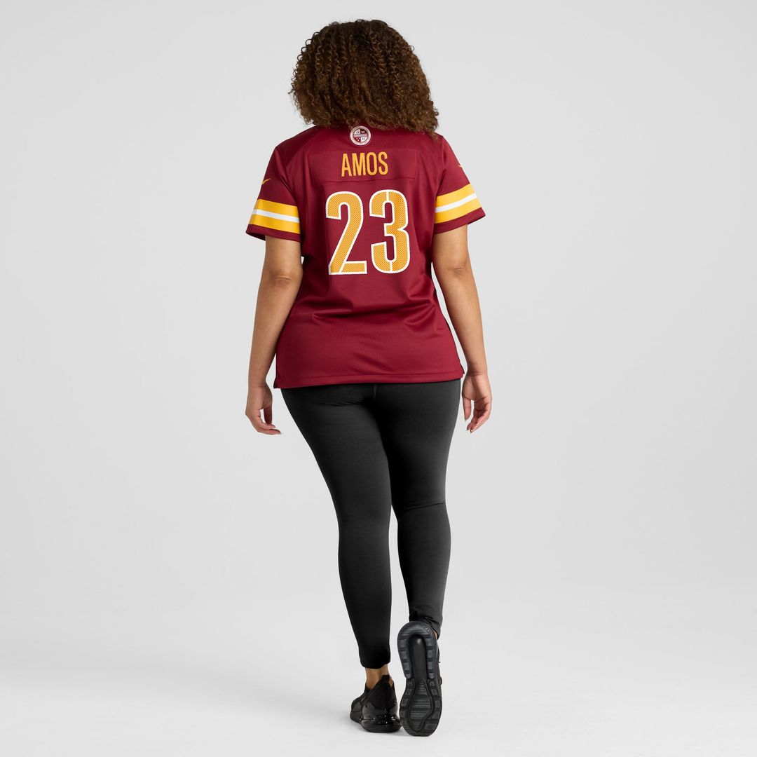 Trey Amos Washington Commanders Women's Team Game Jersey - Burgundy