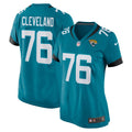 Ezra Cleveland Jacksonville Jaguars Women's Game Jersey - Teal