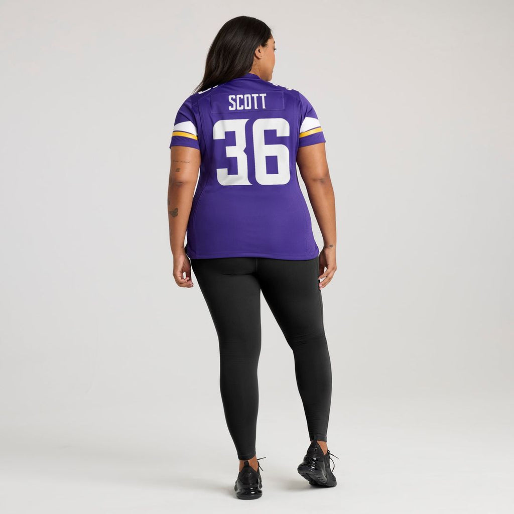 Zavier Scott Minnesota Vikings Women's Team Game Jersey - Purple