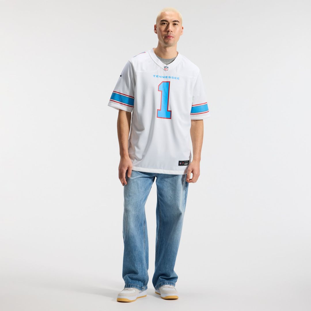 Cameron Ward Tennessee Titans Game Jersey - White