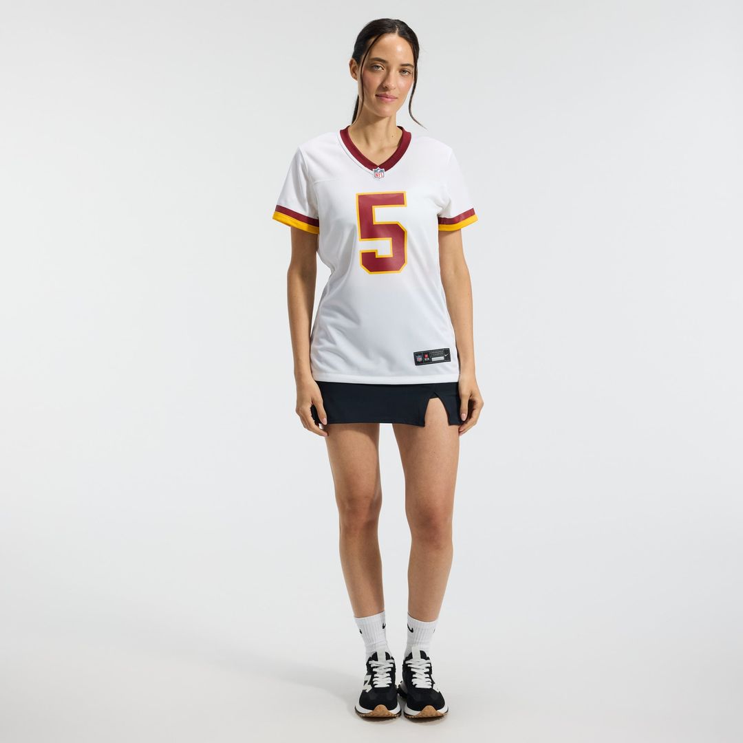 Jayden Daniels Washington Commanders Women's Game Super Bowl Era Jersey - White