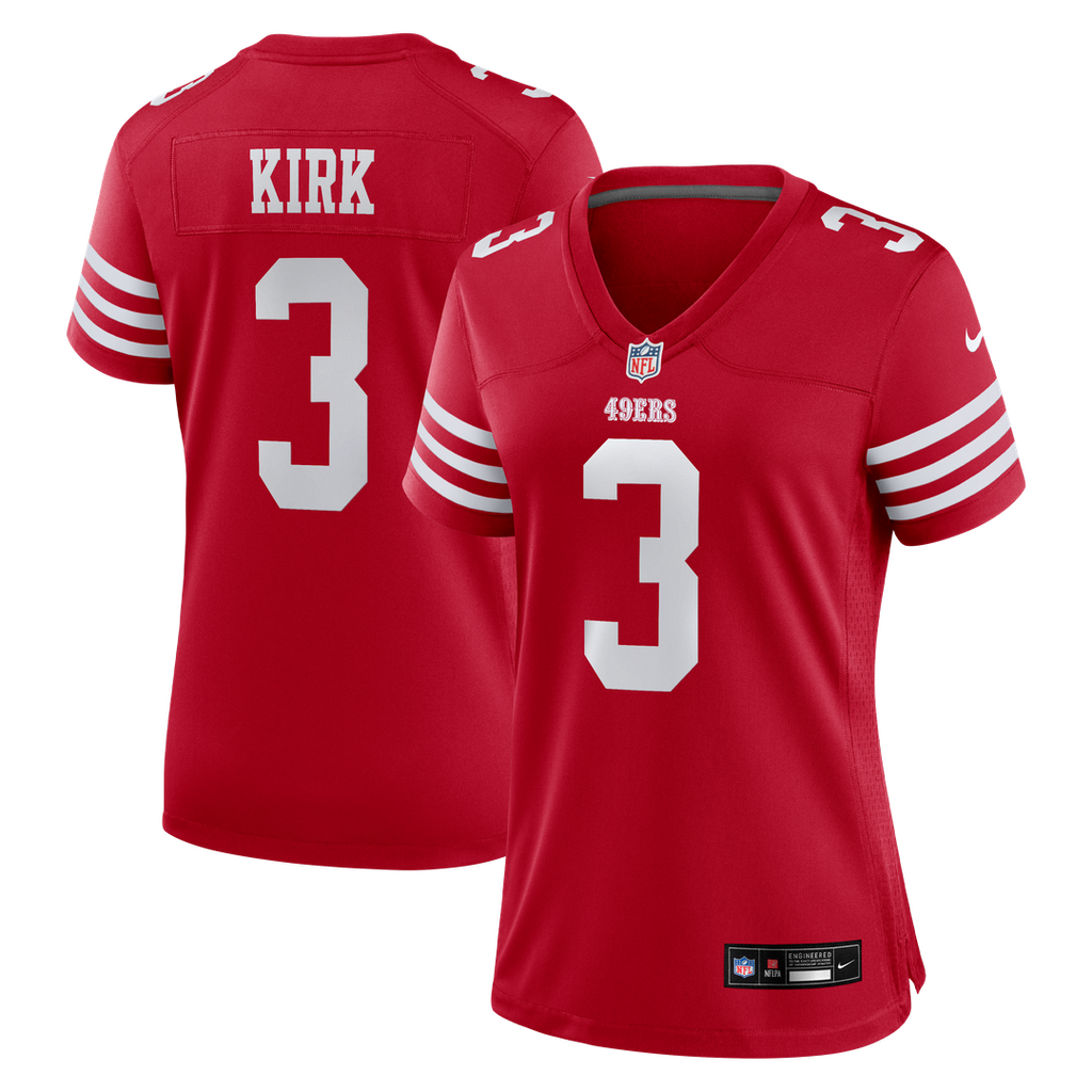 Christian Kirk San Francisco 49ers Women's Team Game Jersey - Scarlet