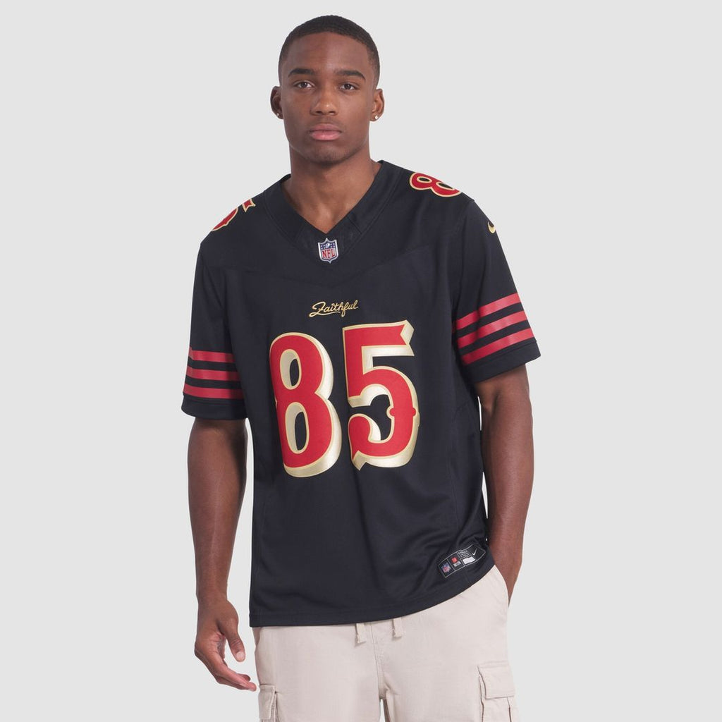 George Kittle San Francisco 49ers Rivalries Collection Stitched Limited Jersey - Black