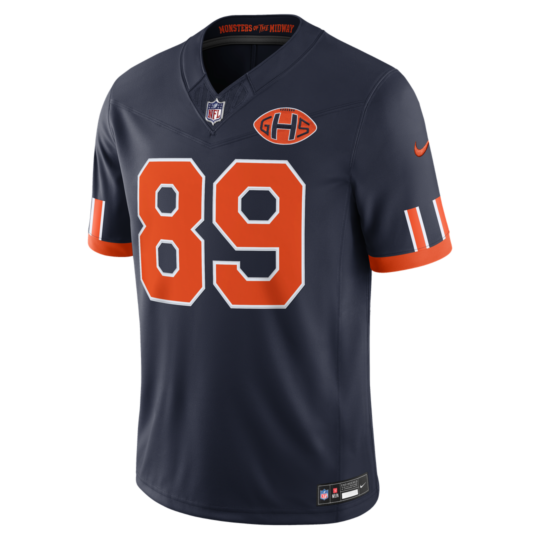 Mike Ditka Chicago Bears 2026 Rivalries Collection Game Jersey - Navy