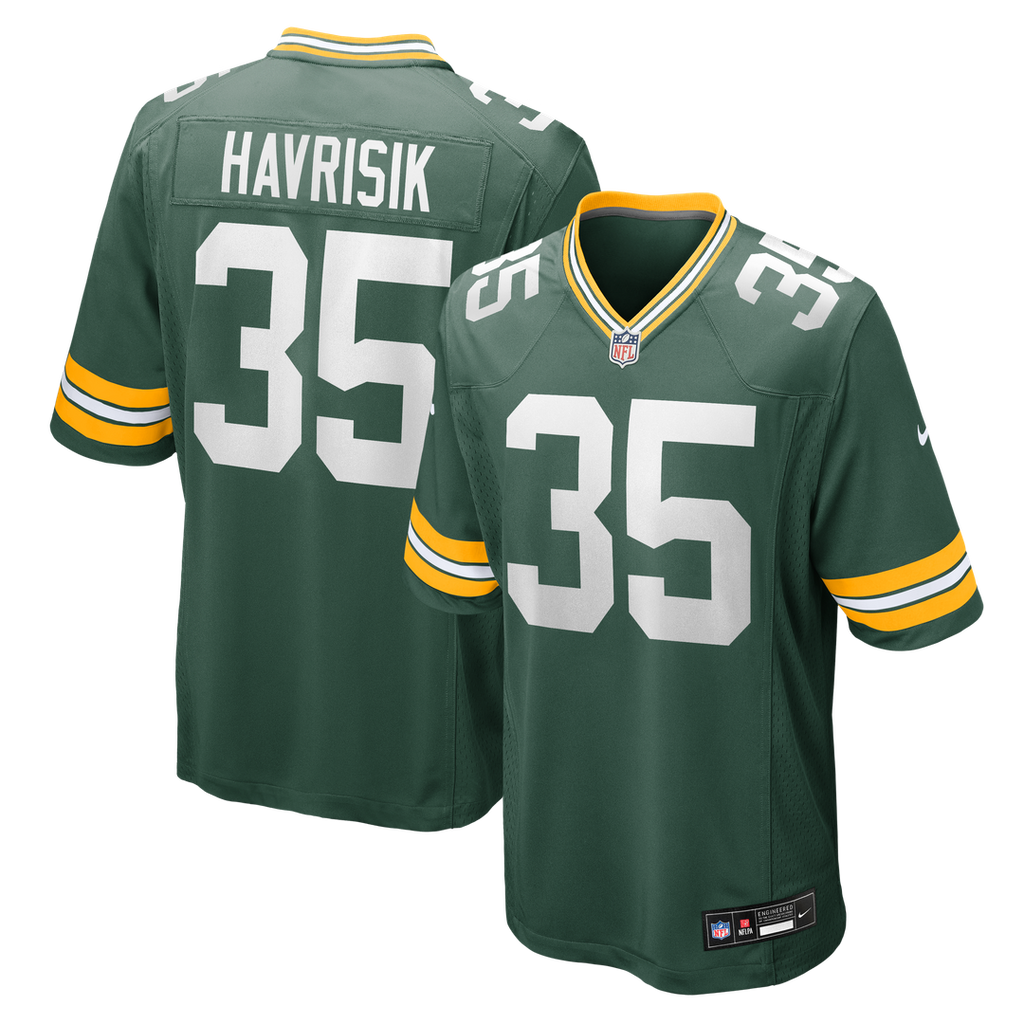 Lucas Havrisik Green Bay Packers Team Game Jersey - Green