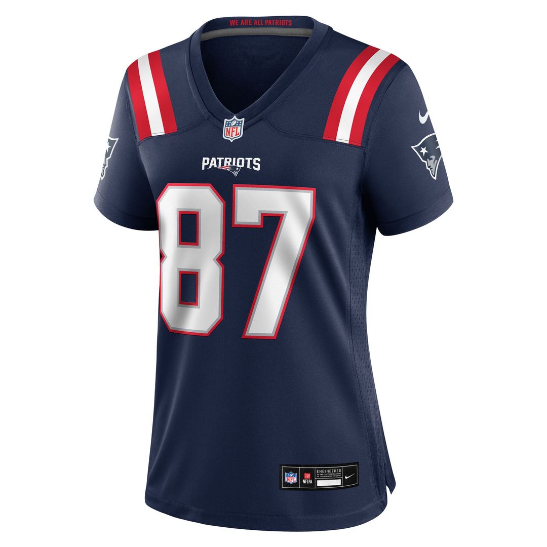 Rob Gronkowski New England Patriots Women's Team Retired Player Game Jersey - Navy