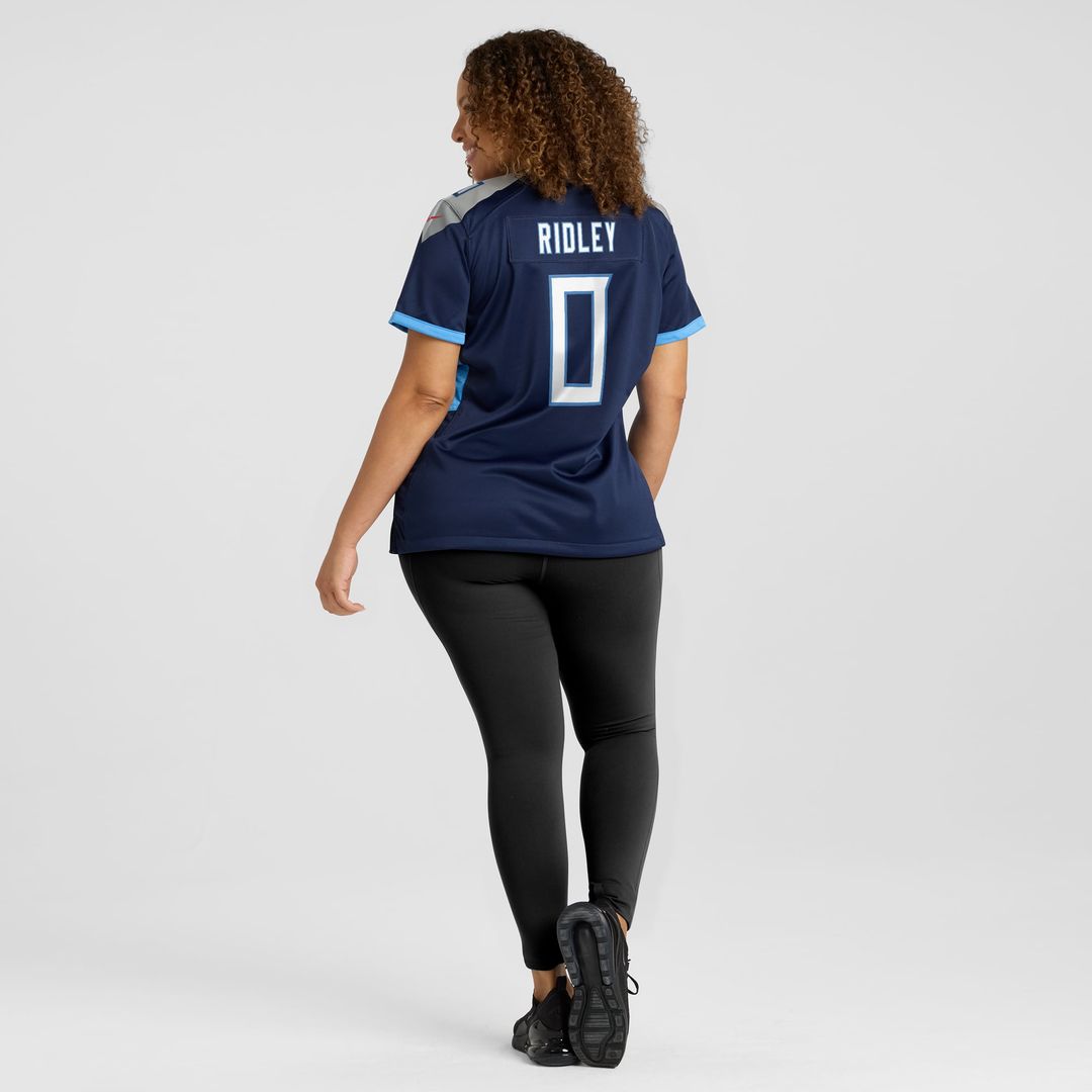 Calvin Ridley Tennessee Titans Women's Game Player Jersey - Navy