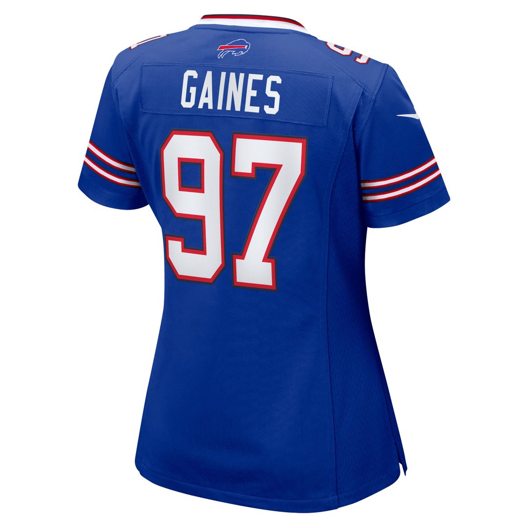 Greg Gaines Buffalo Bills Women's Team Game Jersey - Royal