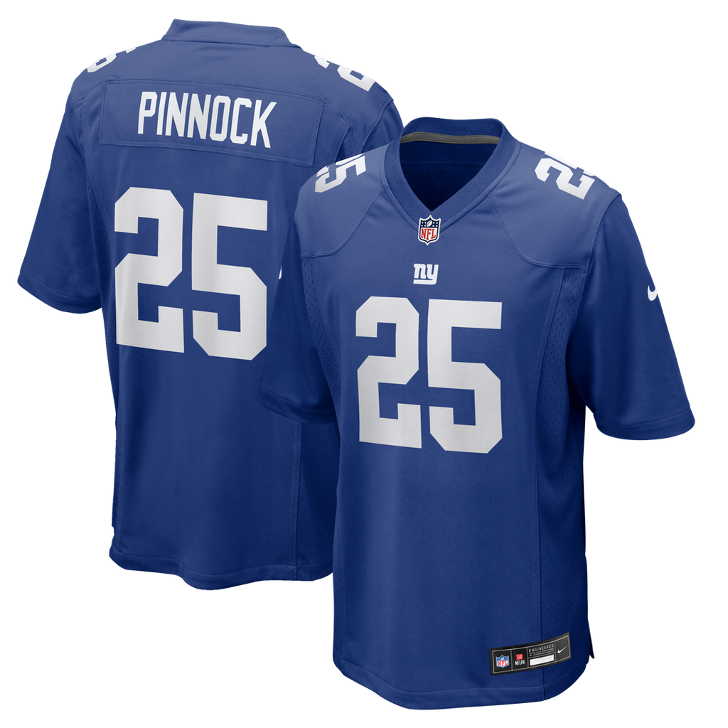 Jason Pinnock New York Giants Team Game Jersey - Royal