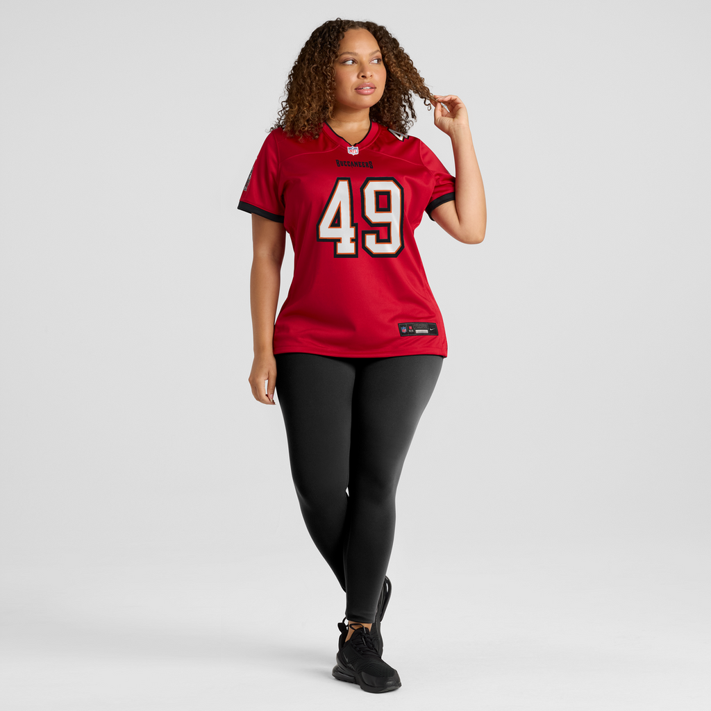 Owen Wright Tampa Bay Buccaneers Women's Team Game Jersey - Red