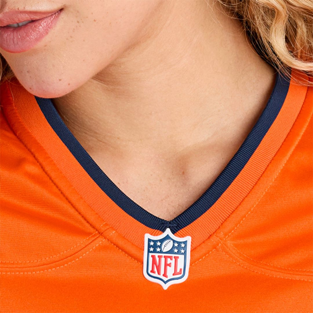 RJ Harvey Denver Broncos Women's Team Game Jersey - Orange
