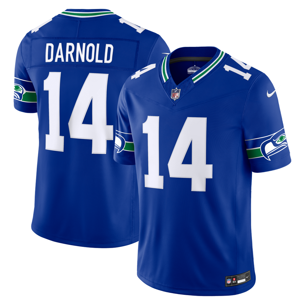 Sam Darnold Seattle Seahawks Alternate Vapor F.U.S.E. Stitched Limited Jersey - Royal