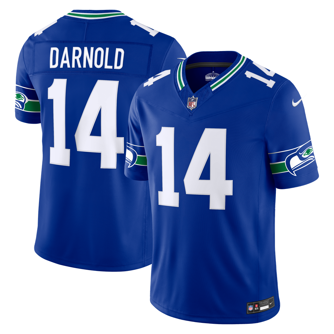 Sam Darnold Seattle Seahawks Alternate Vapor F.U.S.E. Stitched Limited Jersey - Royal