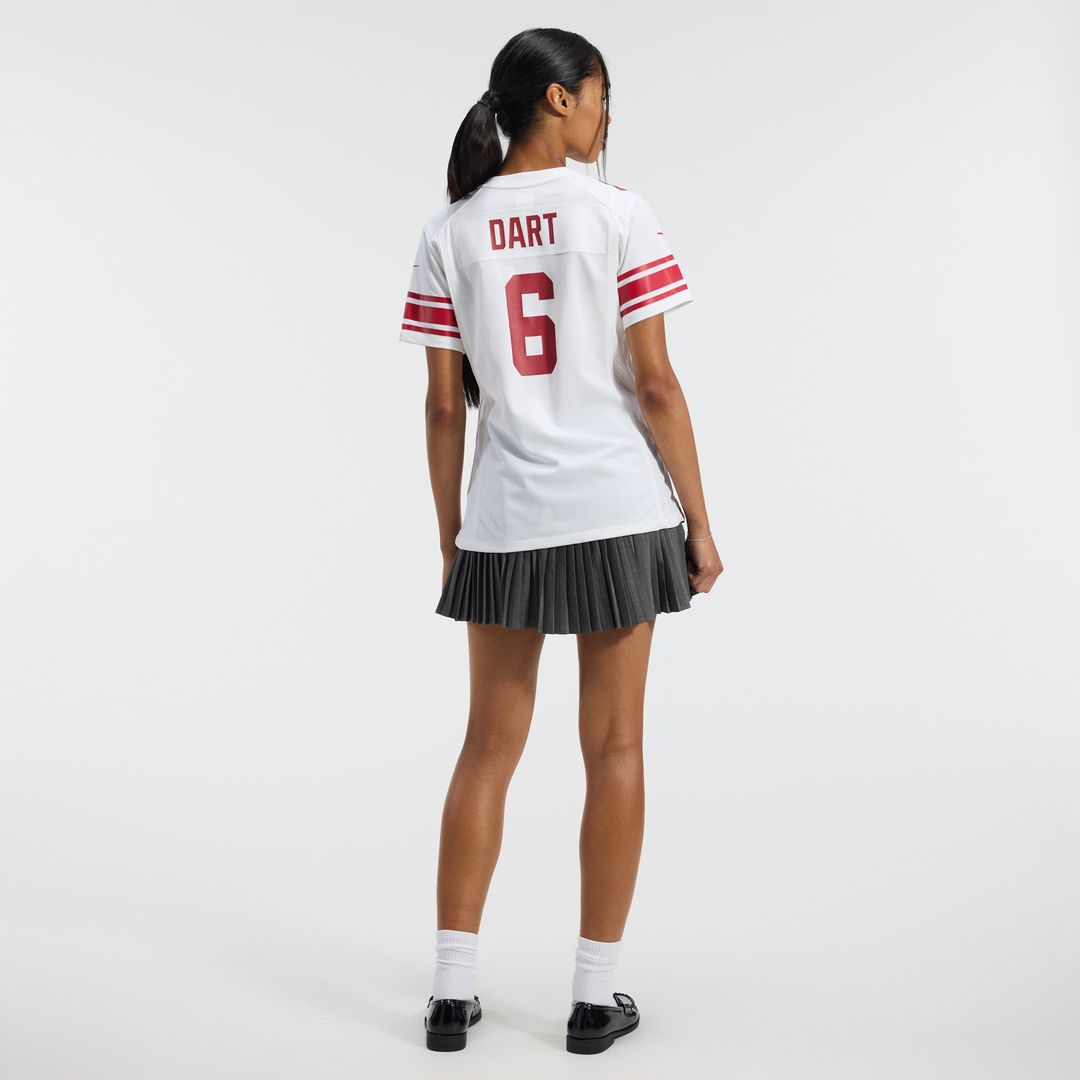 Jaxson Dart New York Giants Women's Team Game Jersey - Royal