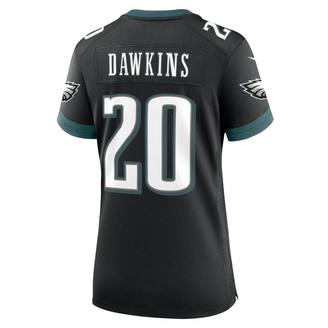 Brian Dawkins Philadelphia Eagles Women's Alternate Game Jersey - Black
