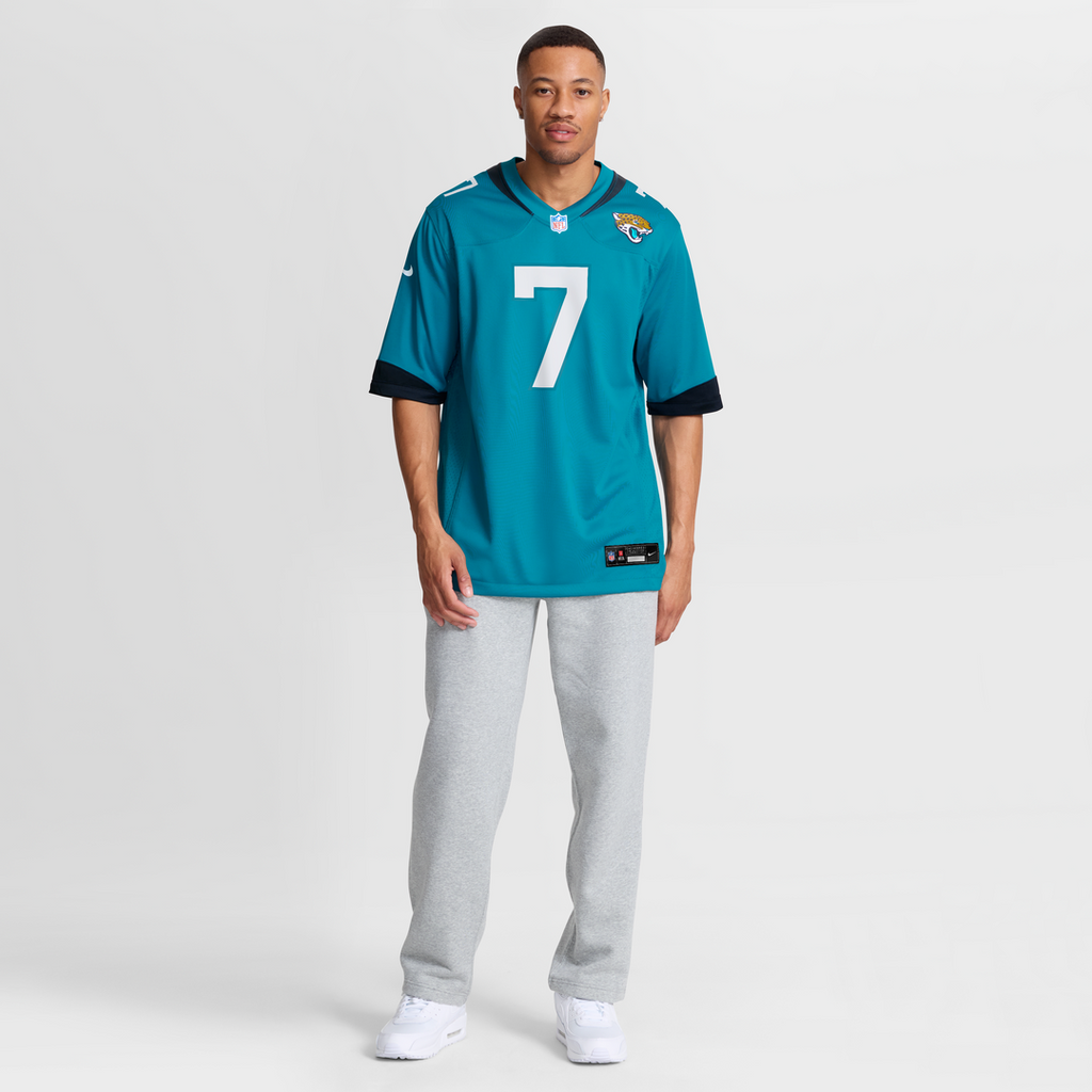 Byron Leftwich Jacksonville Jaguars Retired Player Game Jersey - Teal