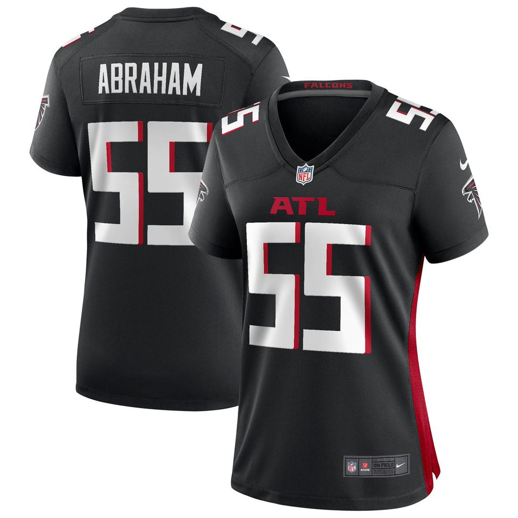 John Abraham Atlanta Falcons Women's Game Retired Player Jersey - Black