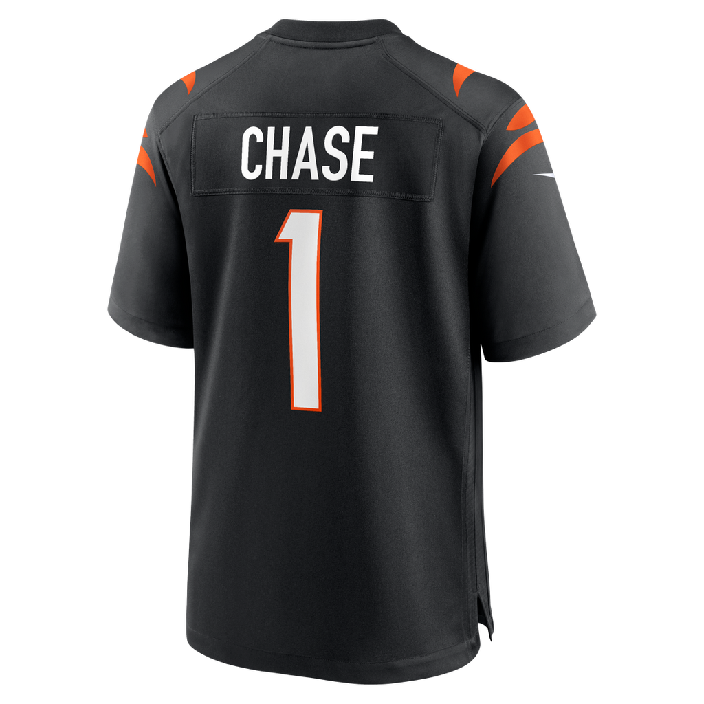 Ja'Marr Chase Cincinnati Bengals Game Jersey - Black