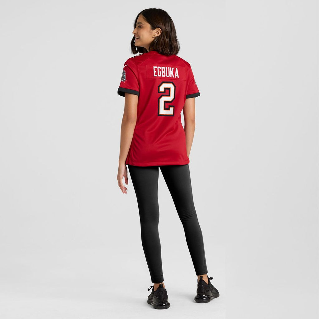 Emeka Egbuka Tampa Bay Buccaneers Women's Game Jersey - White