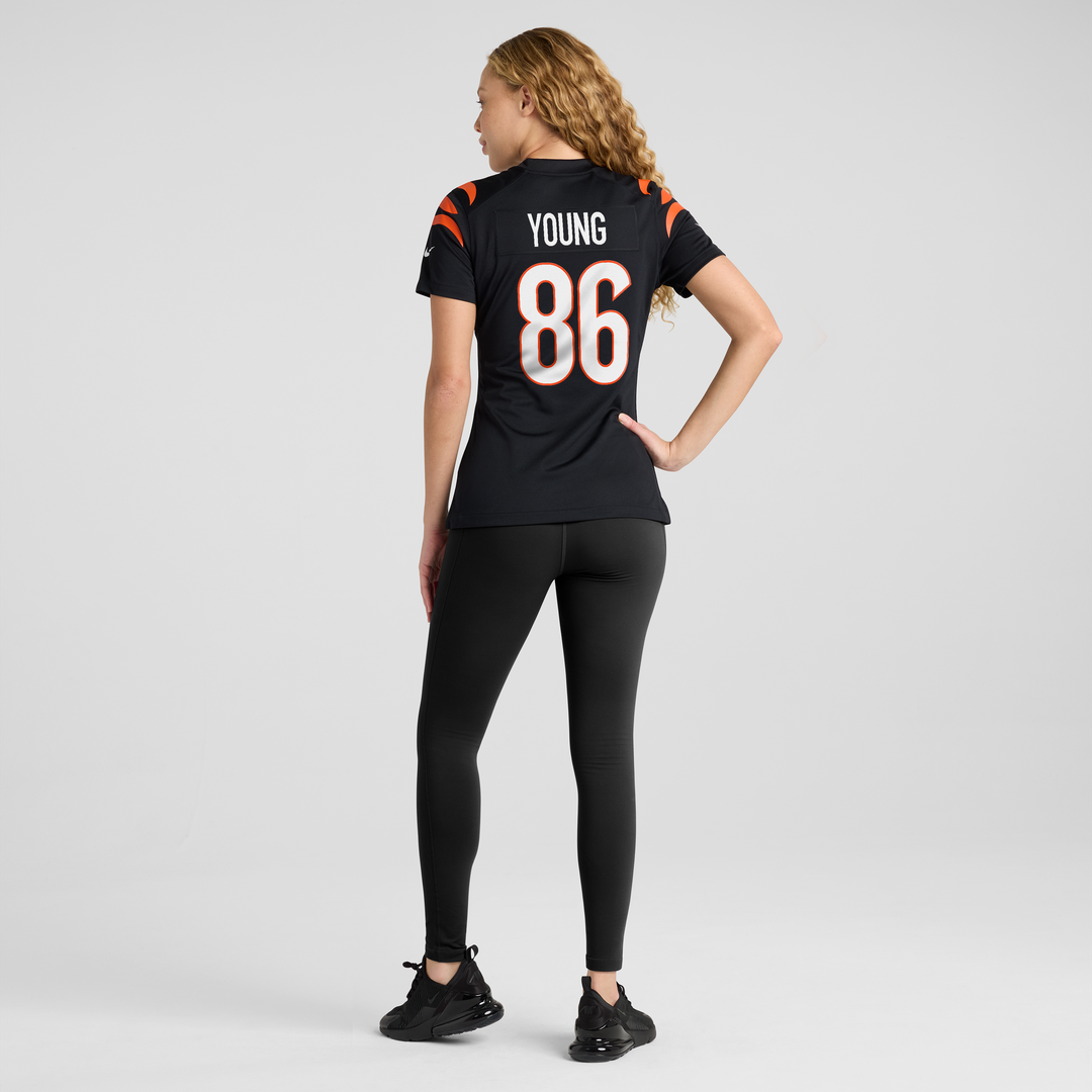 Colbie Young Cincinnati Bengals Women's Team Game Jersey - Black