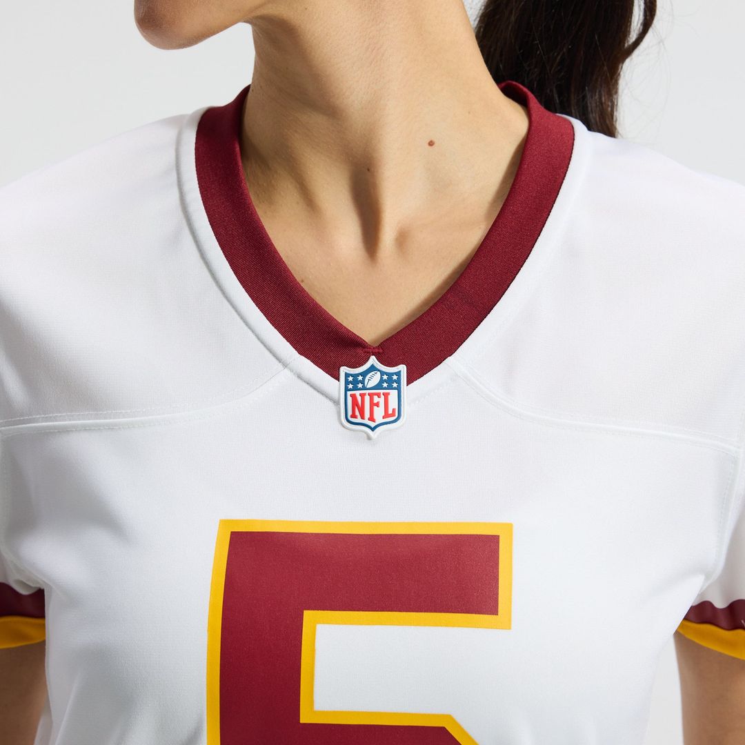 Jayden Daniels Washington Commanders Women's Game Super Bowl Era Jersey - White