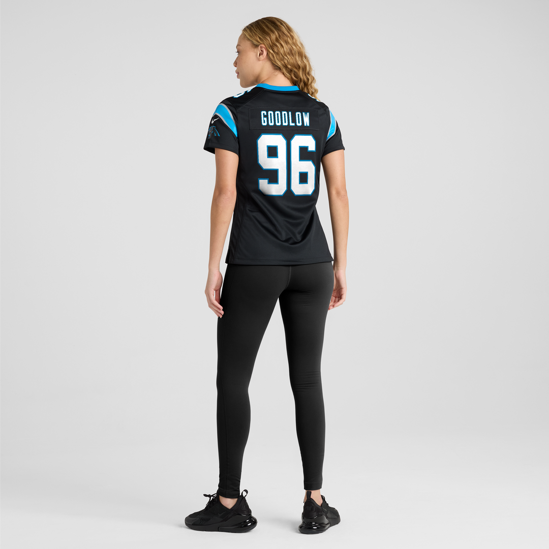 Anthony Goodlow Carolina Panthers Women's Team Game Jersey - Black