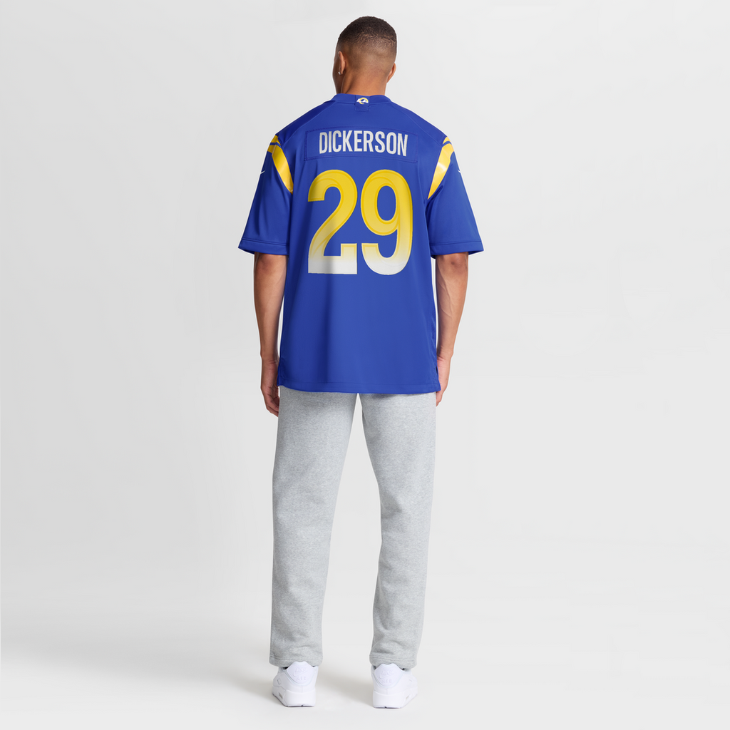 Eric Dickerson Los Angeles Rams Game Retired Player Jersey - Royal