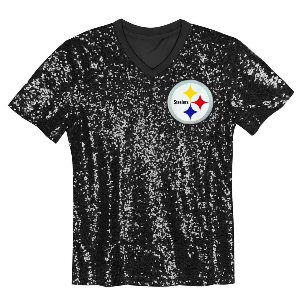 T.J. Watt Pittsburgh Steelers Women's Player Name & Number V - Neck Fashion Jersey - Black