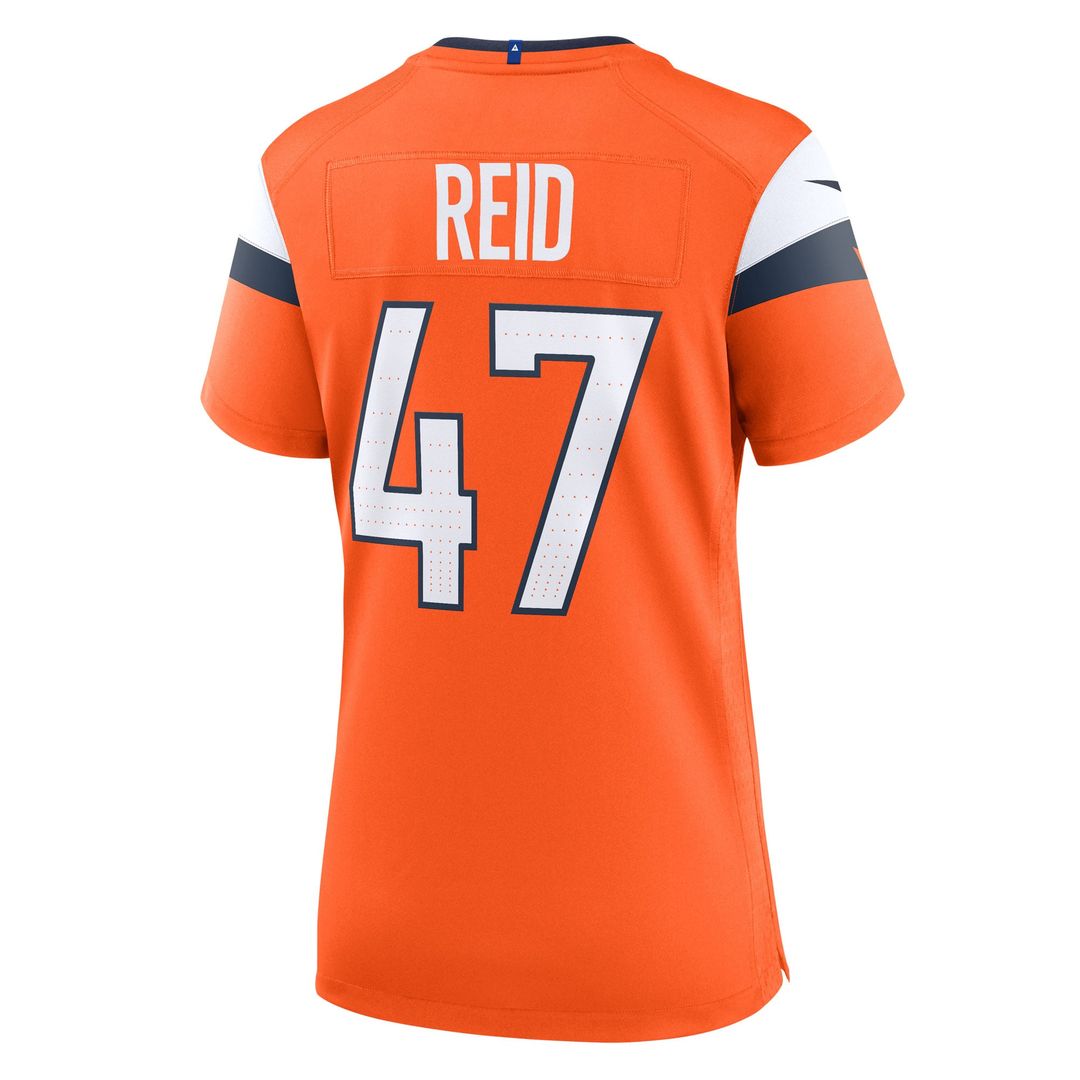 Karene Reid Denver Broncos Women's Team Game Jersey - Orange