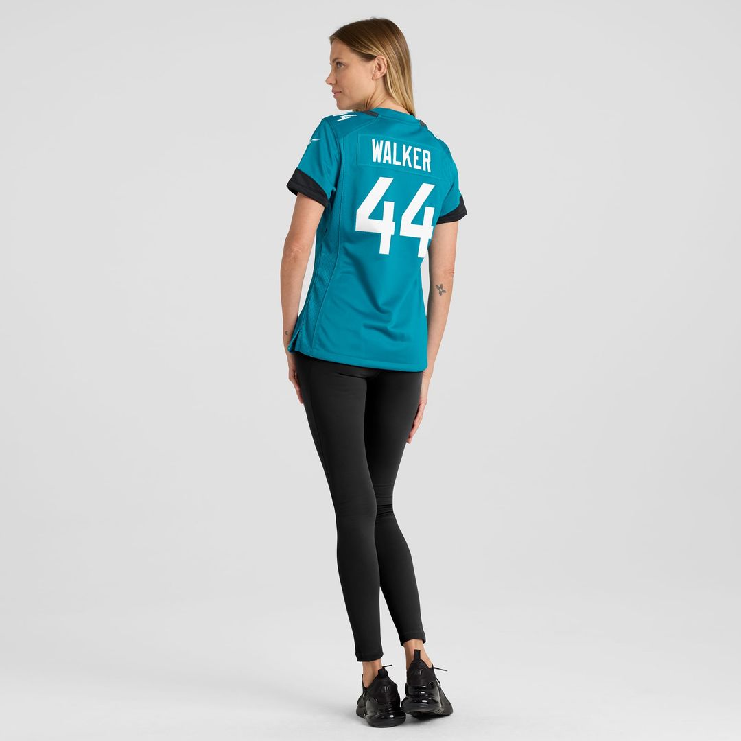 Travon Walker Jacksonville Jaguars Women's Player Jersey - Teal