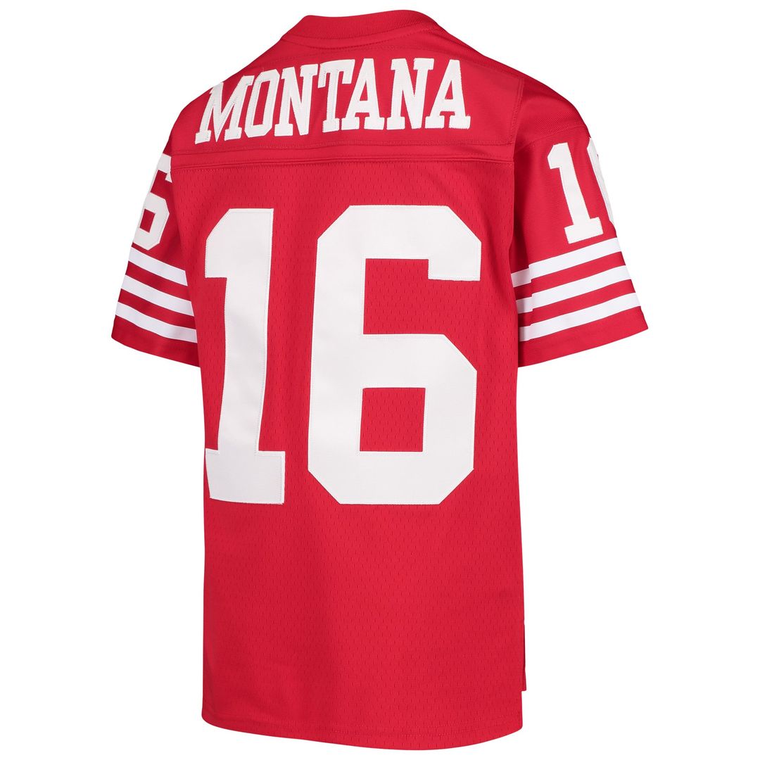 Joe Montana San Francisco 49ers Youth 1990 Legacy Retired Player Jersey - Scarlet