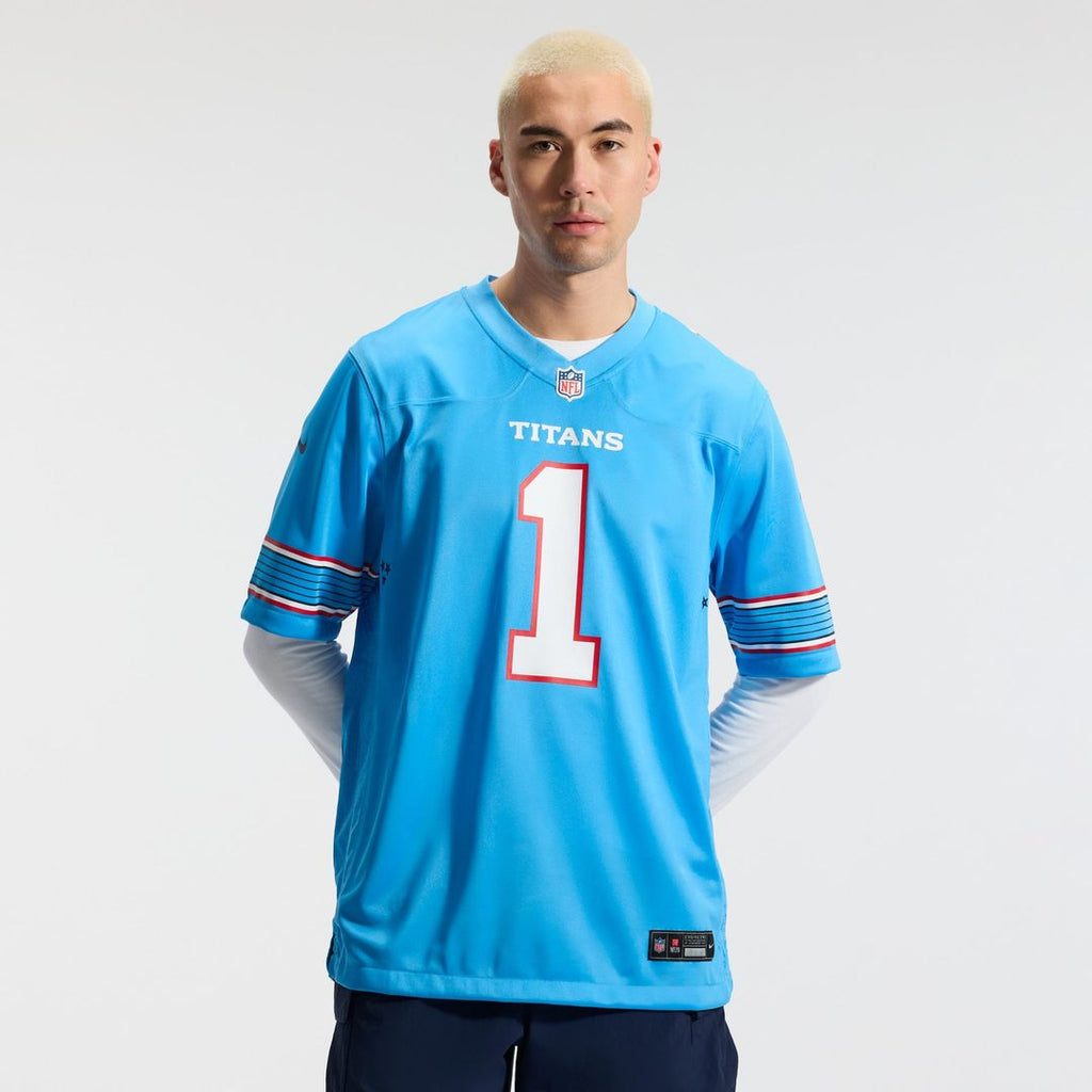 Cameron Ward Tennessee Titans Game Jersey - White