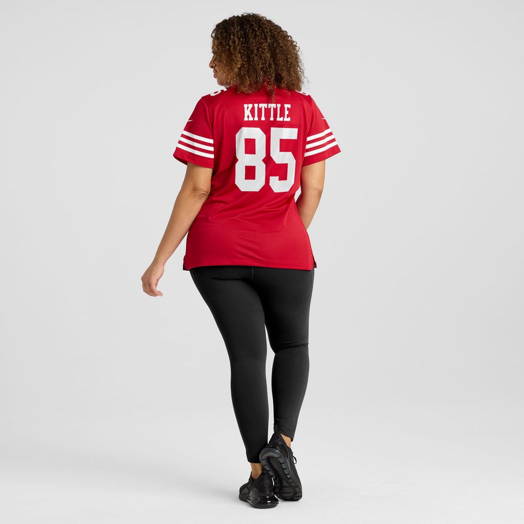 George Kittle San Francisco 49ers Women's Player Jersey - Scarlet
