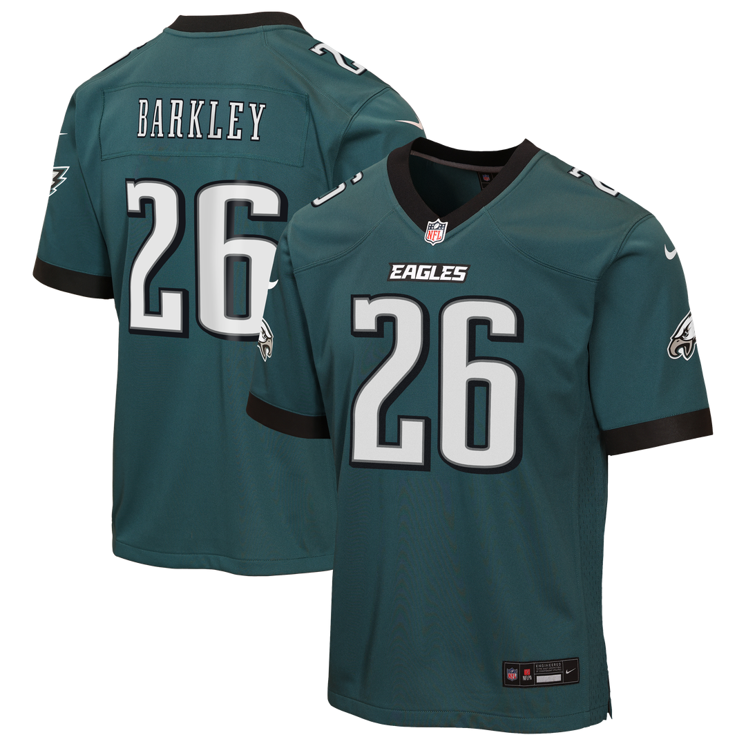 Saquon Barkley Philadelphia Eagles Youth Alternate Game Jersey - Black