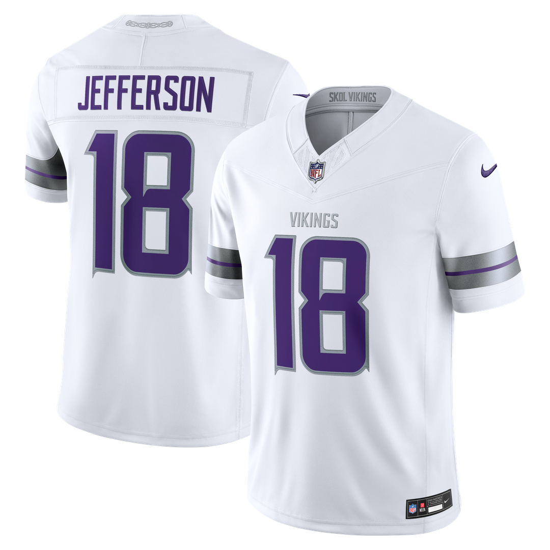 Justin Jefferson Minnesota Vikings Team Vapor F.U.S.E. Stitched Limited Jersey - Purple