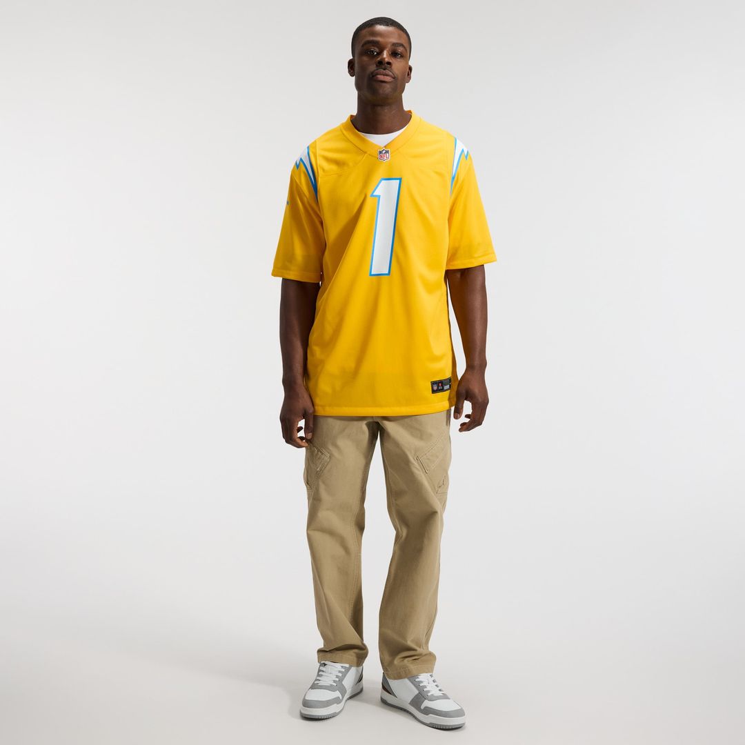 Quentin Johnston Los Angeles Chargers Alternate Charger Power Game Player Jersey - Gold