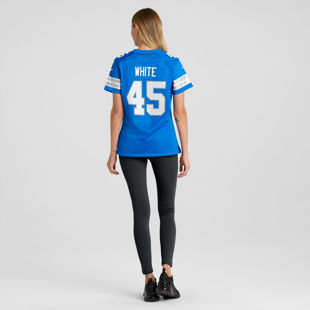 Devin White Detroit Lions Women's Team Game Jersey - Blue