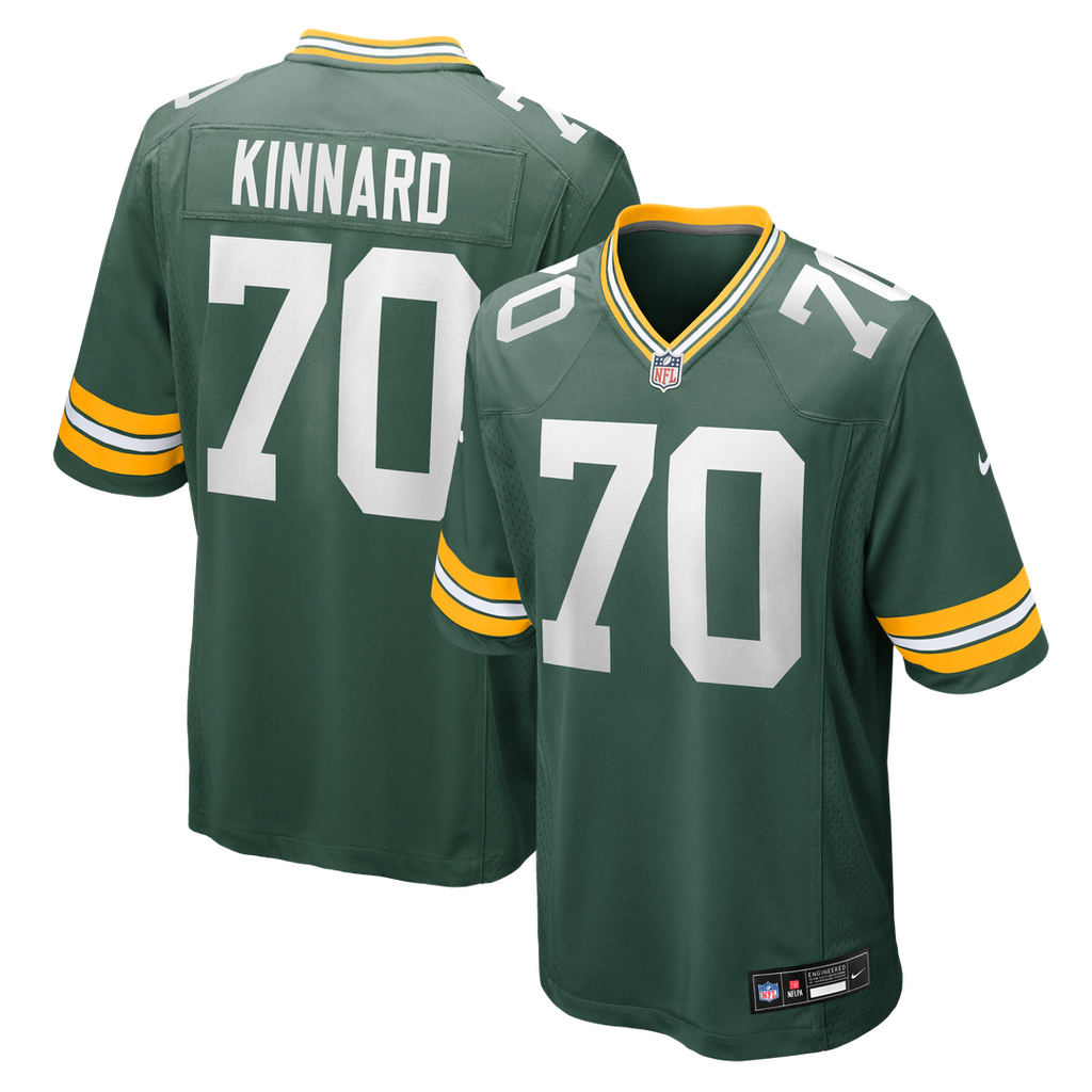 Darian Kinnard Green Bay Packers Team Game Jersey - Green