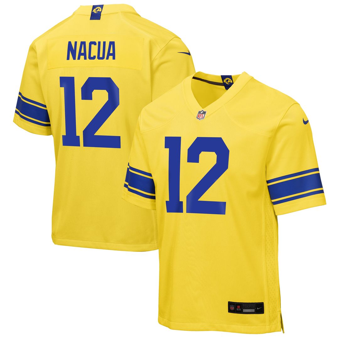 Puka Nacua Los Angeles Rams Youth Game Jersey - Royal
