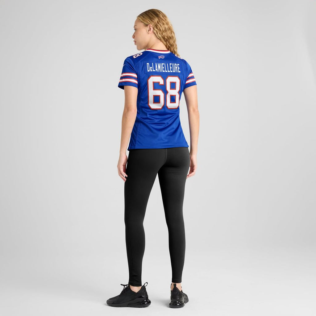 Joe DeLamielleure Buffalo Bills Women's Game Retired Player Jersey - Royal