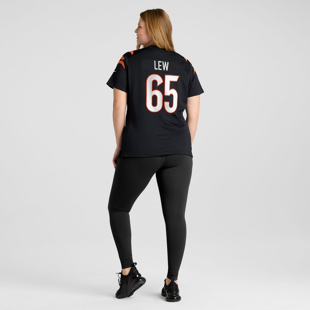 Connor Lew Cincinnati Bengals Women's Team Game Jersey - Black